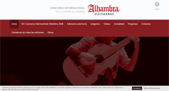 Desktop Screenshot of concursoalhambra.com